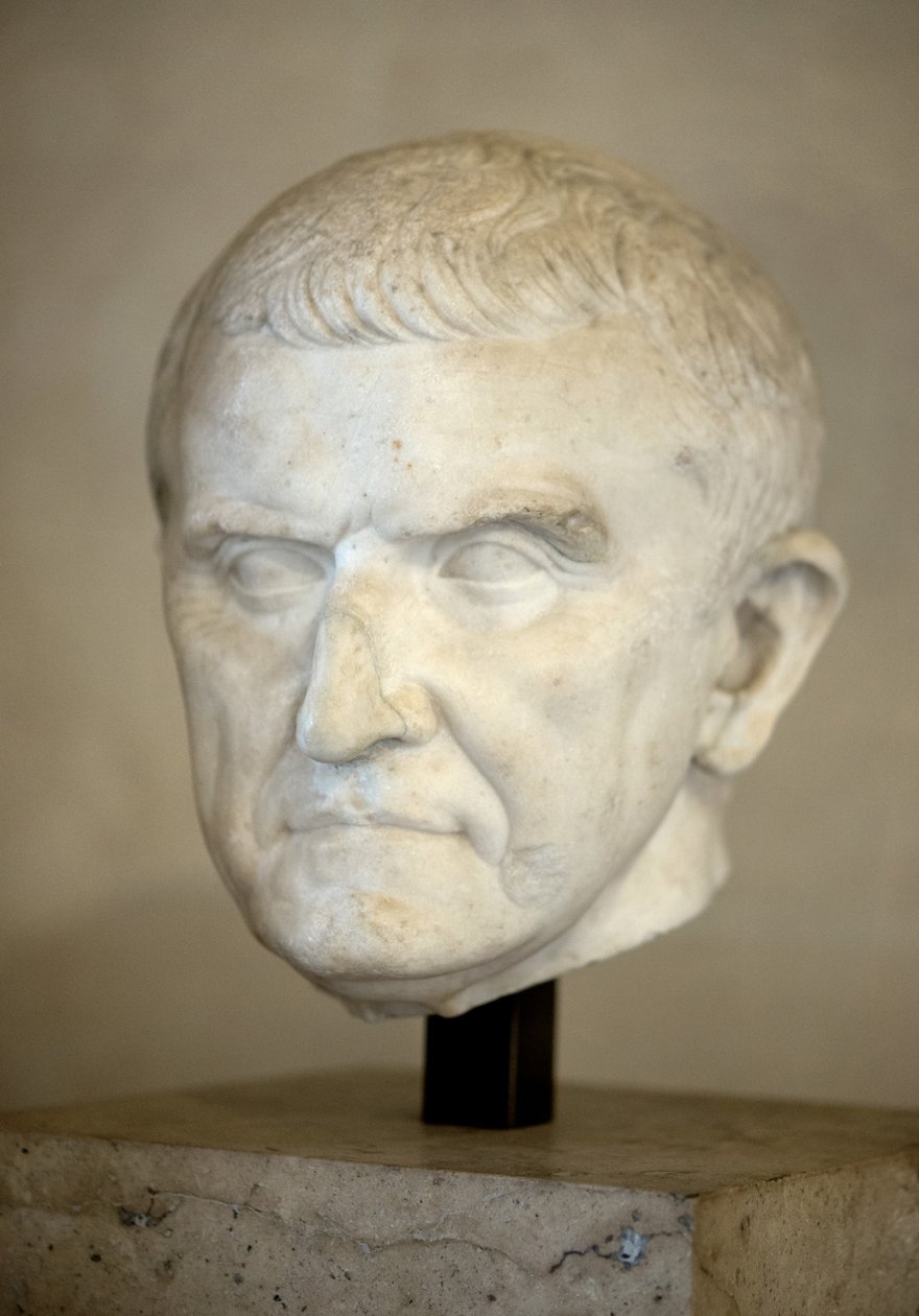 Art Rome Patsasfragmentti, tuntemattoman muotokuva (marmori tekijältä Roman Roman