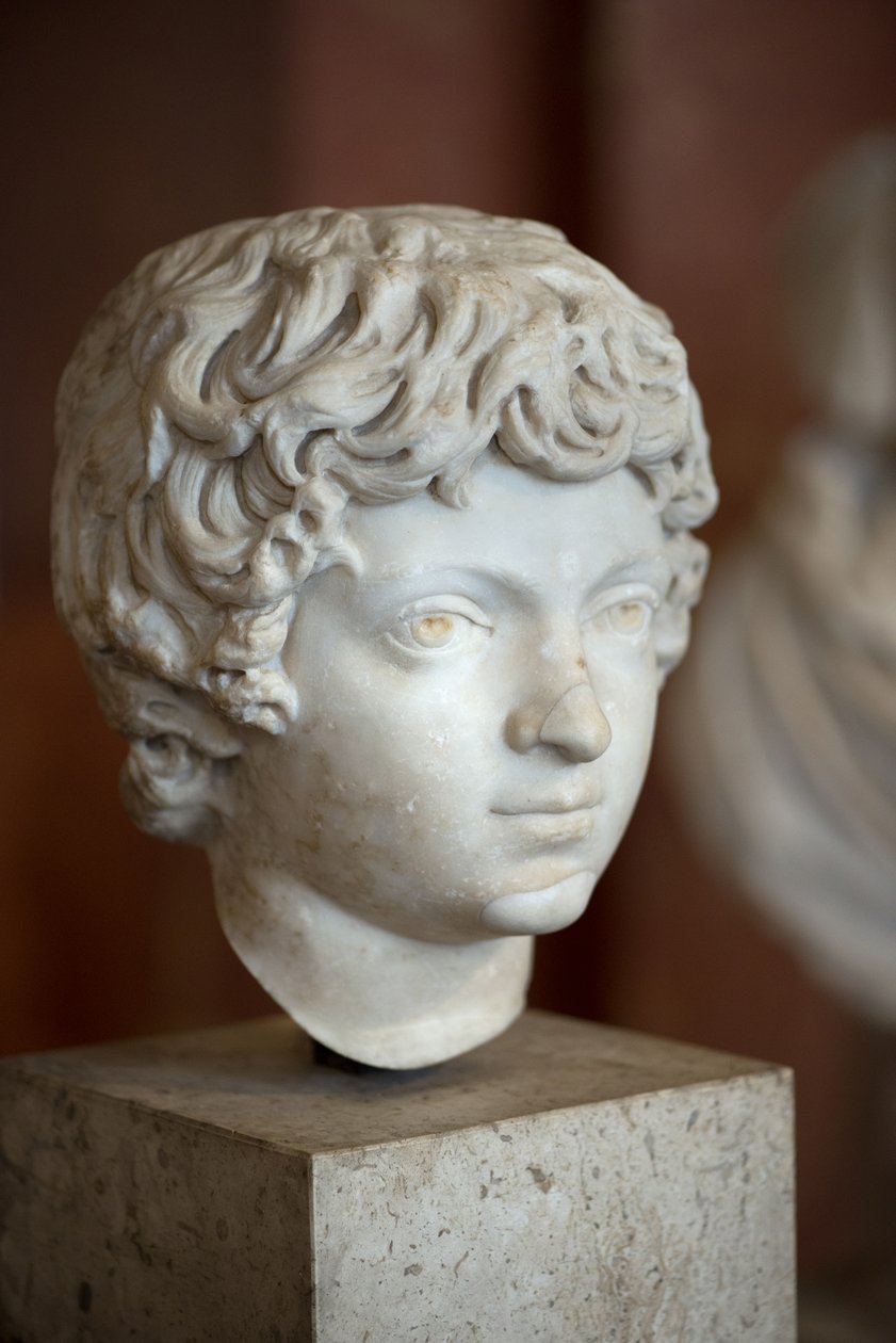 Art Rome Rooman keisari Caracalla-lapsen pää (188 - 217 jKr) tekijältä Roman Roman