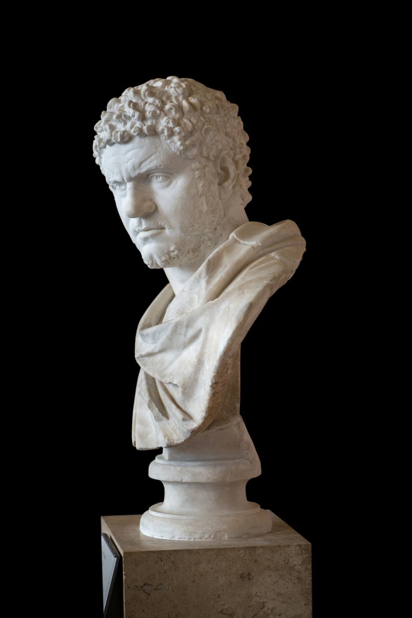 Caracalla (188 - 217 jKr) marmoria, roomalaista taidetta tekijältä Roman Roman