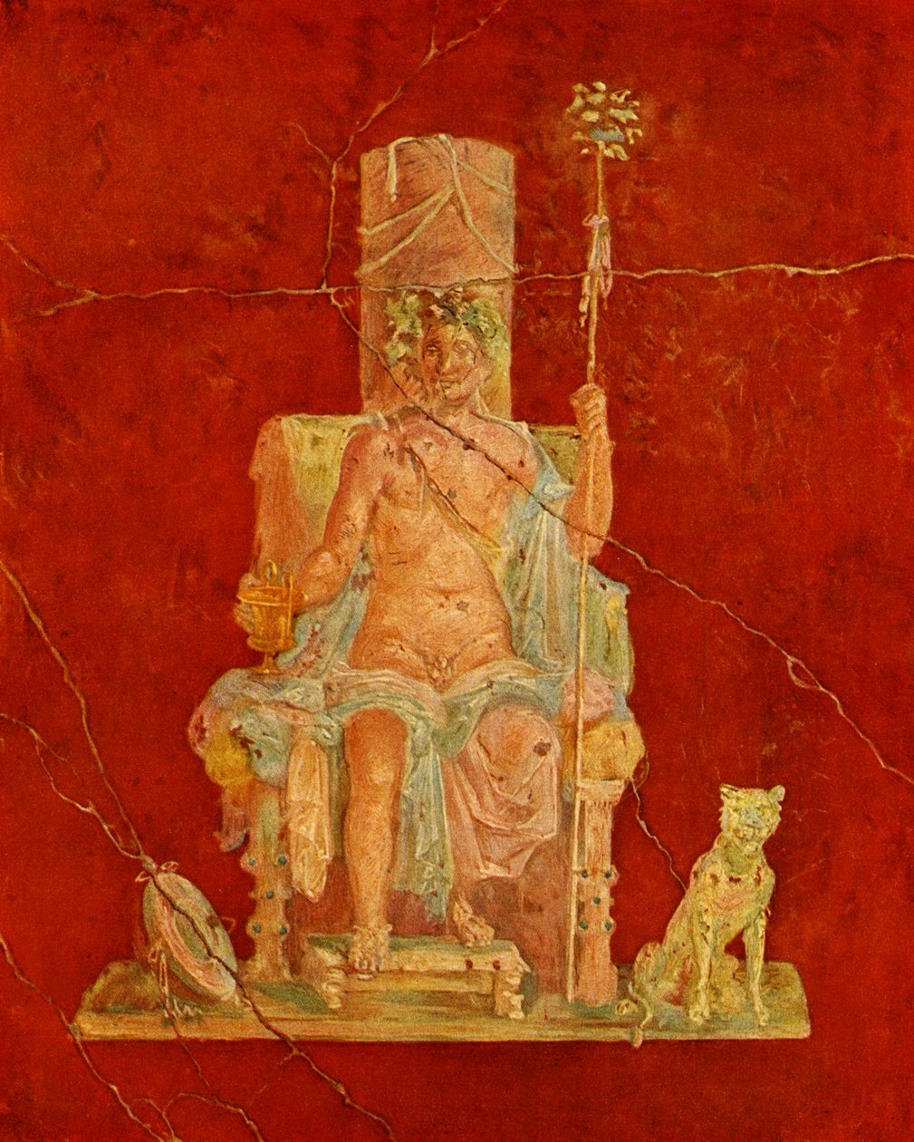 Dionysos istuu valtaistuimella tekijältä Roman Roman