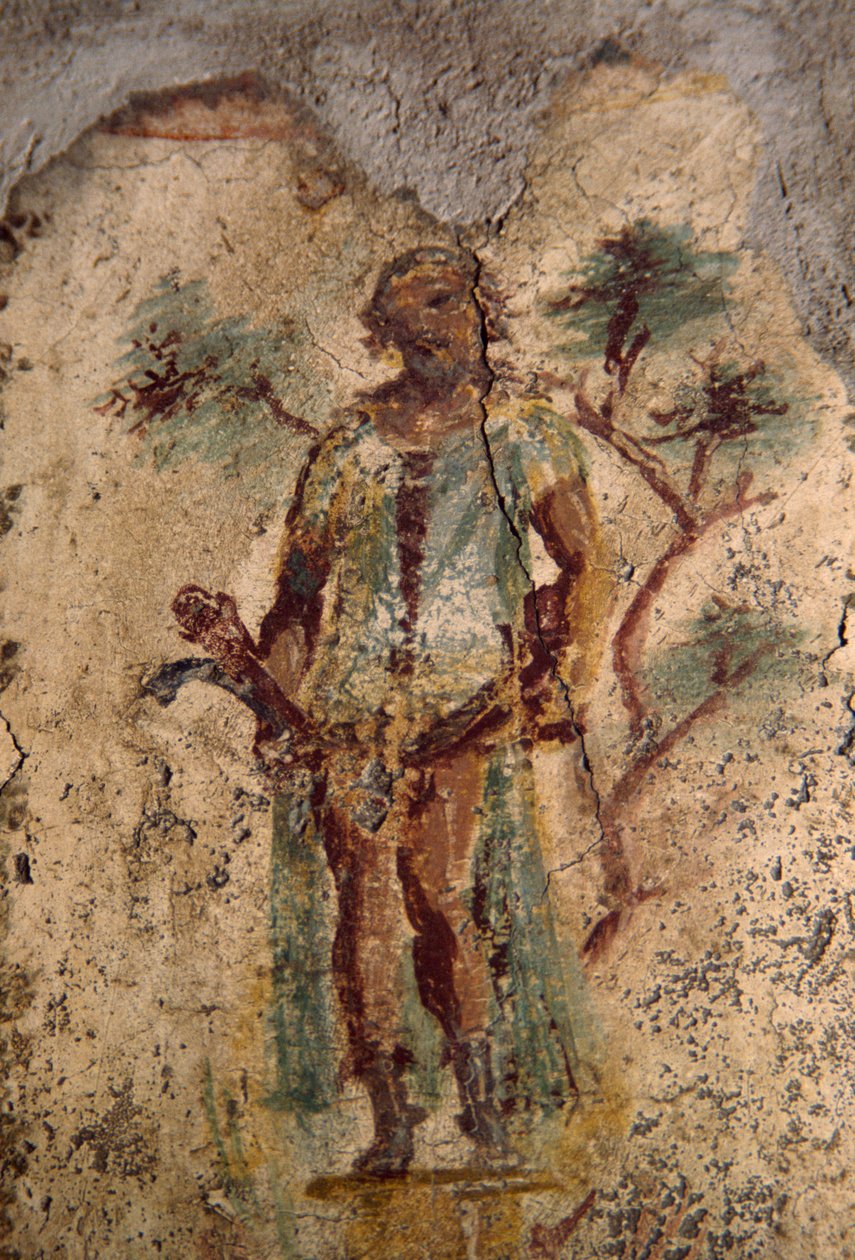 Eroottinen fresko Lupanarista Pompejista (UNESCO:n maailmanperintöluettelo). tekijältä Roman Roman