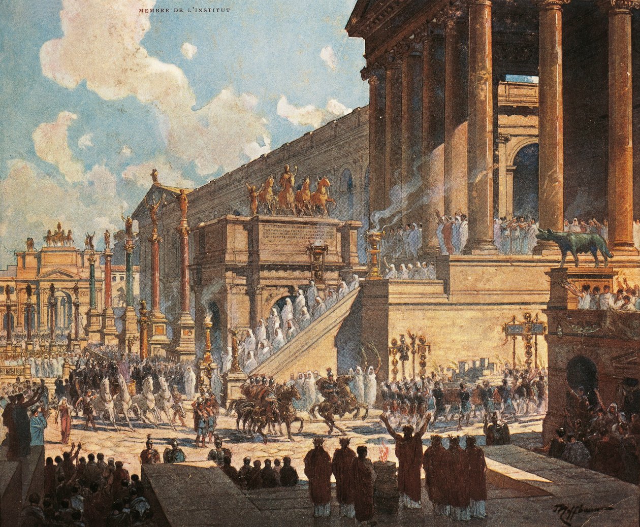 Ranska, Pariisi, Forum Romanum tekijältä Roman Roman