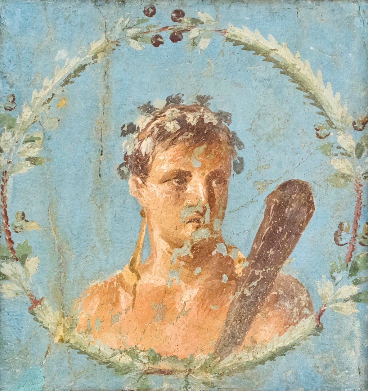 Herkulesta esittävä fresko tekijältä Roman Roman