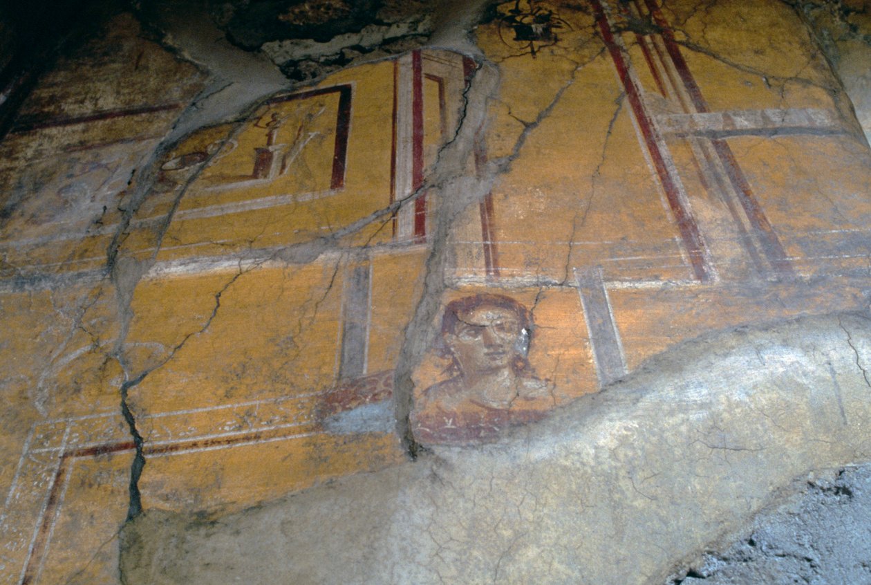 Fresko House of Golden Cupidsista Pompejista (UNESCOn maailmanperintöluettelo). tekijältä Roman Roman
