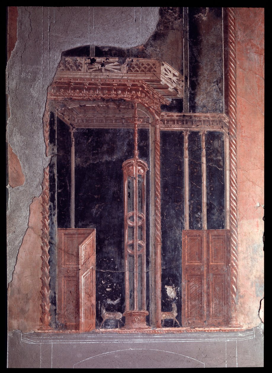 Casa dei Cervin Tricliniumin fresko, 5. vuosisadalla eKr. - 1. vuosisadalla jKr tekijältä Roman Roman
