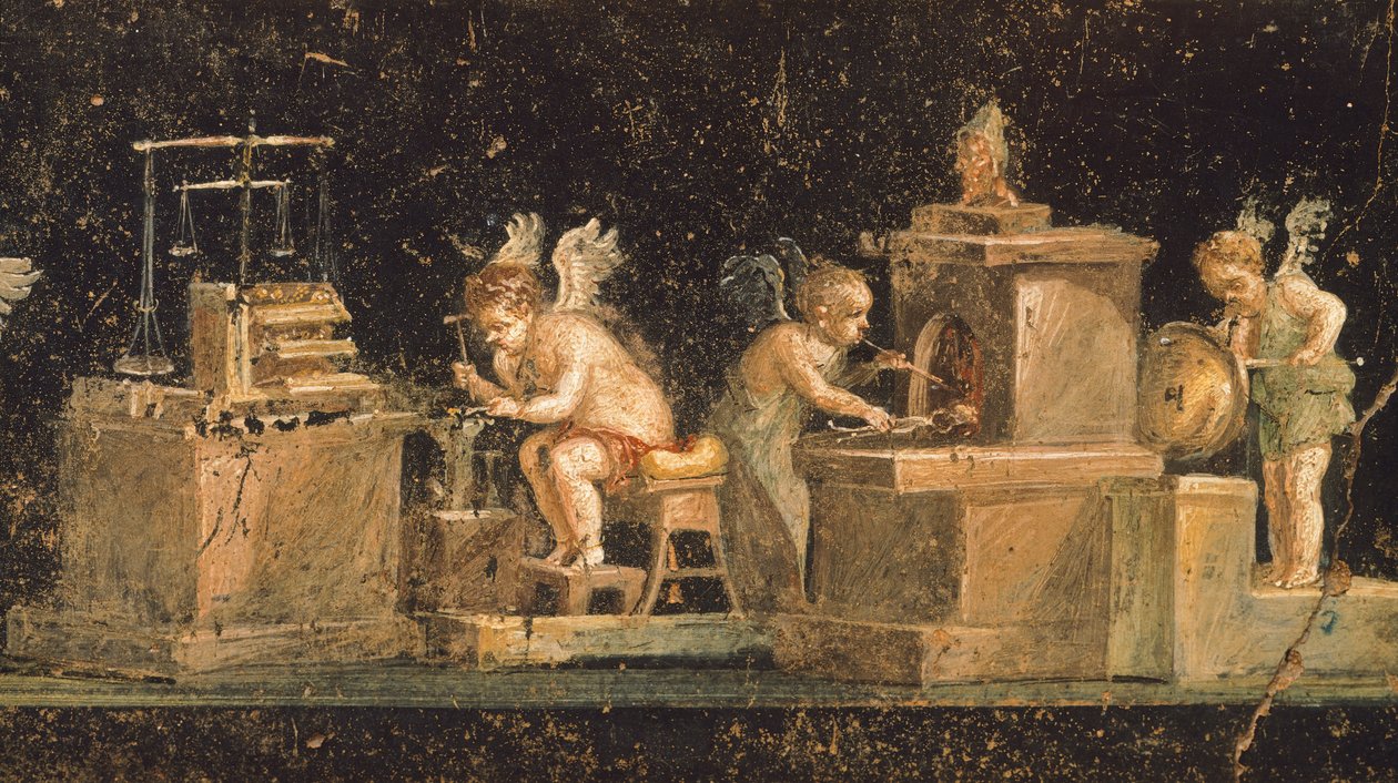 Italia, Campania, Pompei (UNESCOn maailmanperintöluetteloon kuuluva kohde tekijältä Roman Roman