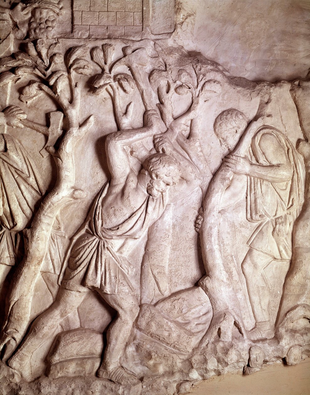 Roomalainen taide: raivausalue, matala kohokuvio, Rooman antiikin museo, Rooma tekijältä Roman Roman