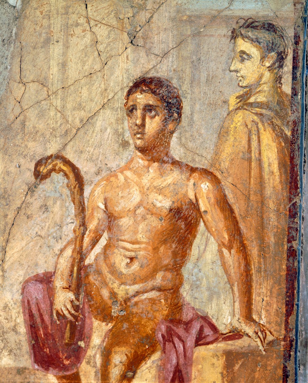 Selene ja Endymion, fresko House of Centenarysta, Pompejista, Campaniasta, Rooman sivilisaatiosta tekijältä Roman Roman