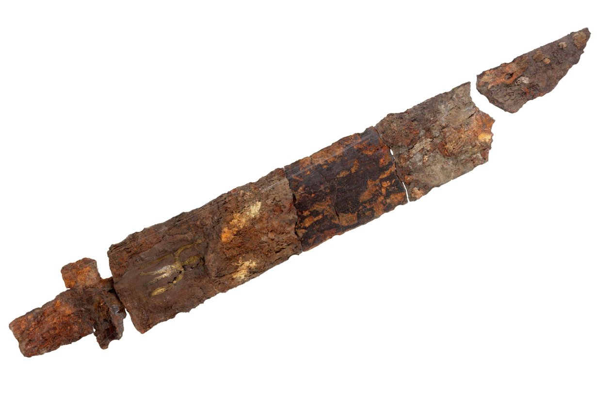 Miekka, toisen vuosisadan loppupuoli tai kolmannen vuosisadan alkupuoli (rautaa). tekijältä Roman Roman