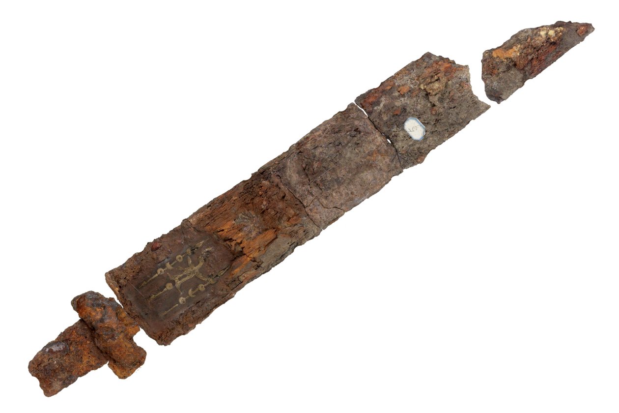 Miekka, toisen vuosisadan lopulla tai hyvin varhaisella kolmannella vuosisadalla (rauta) tekijältä Roman Roman