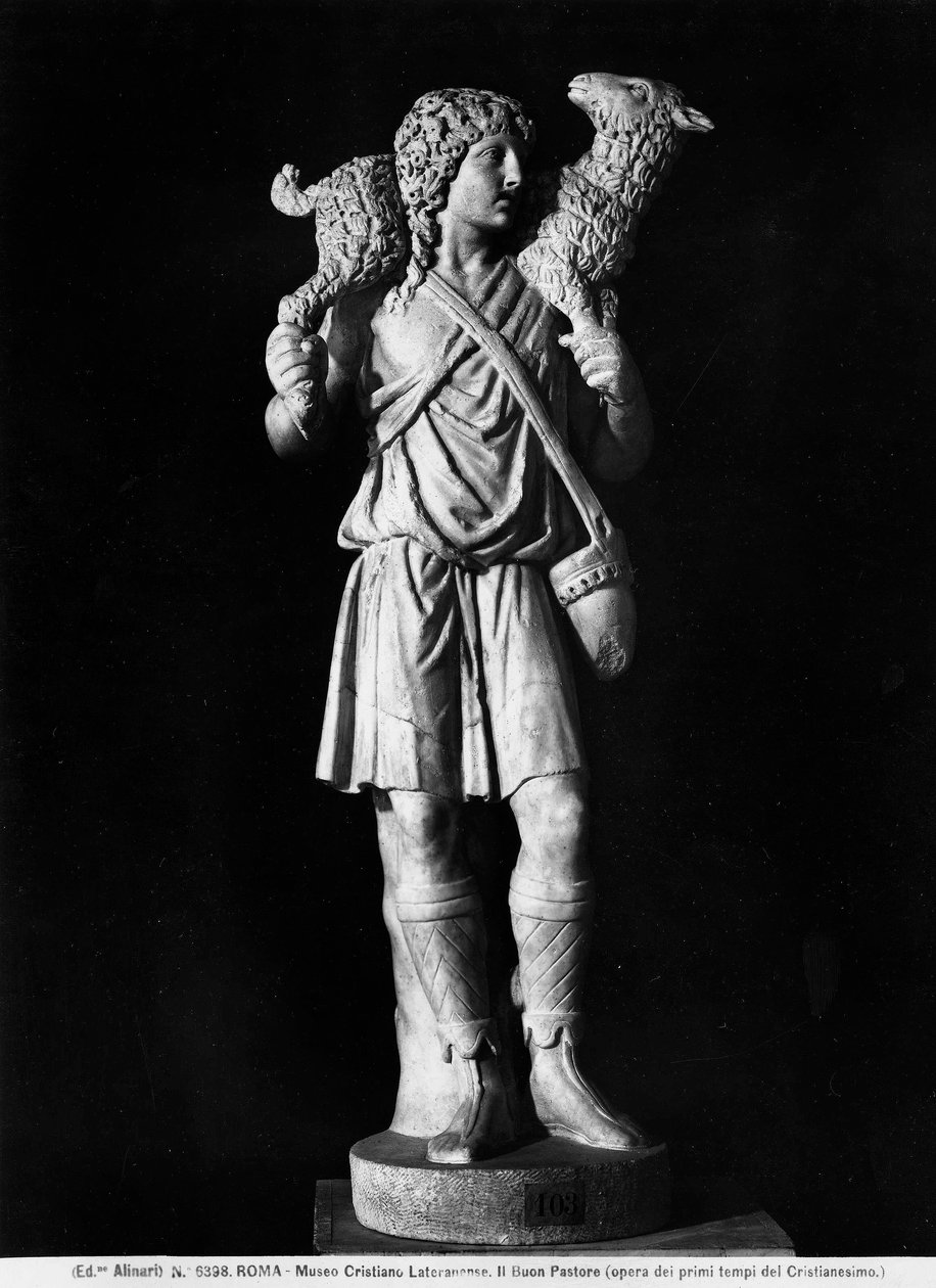 Hyvä paimen (marmori) tekijältä Roman Roman
