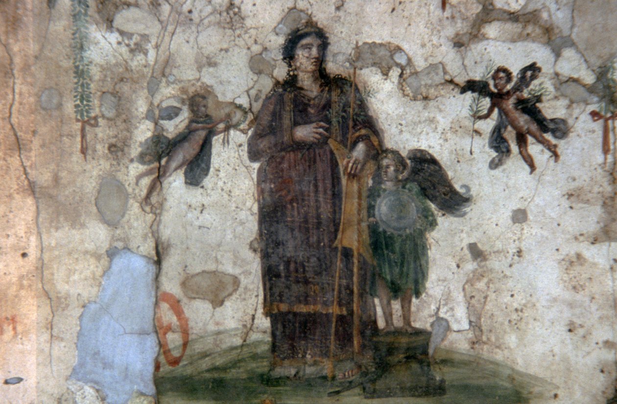 Venus Pompeiana, fresko neljän jumalan Tebernasta, Via dell