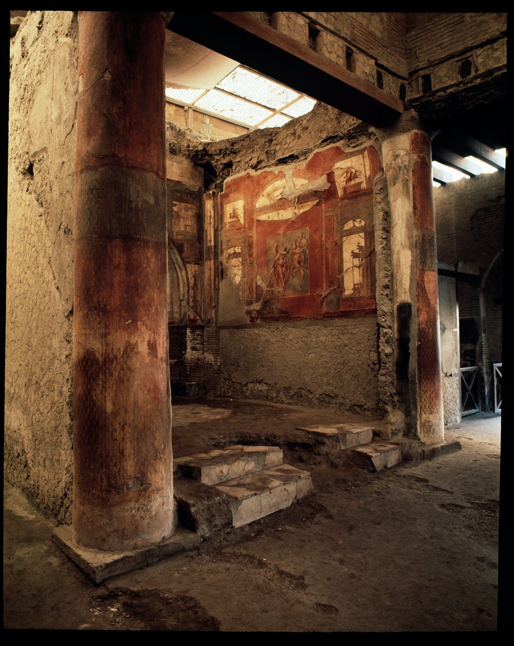 Näkymä College of the Augustales, 5. vuosisadalla eKr. - 1. vuosisadalla jKr tekijältä Roman Roman