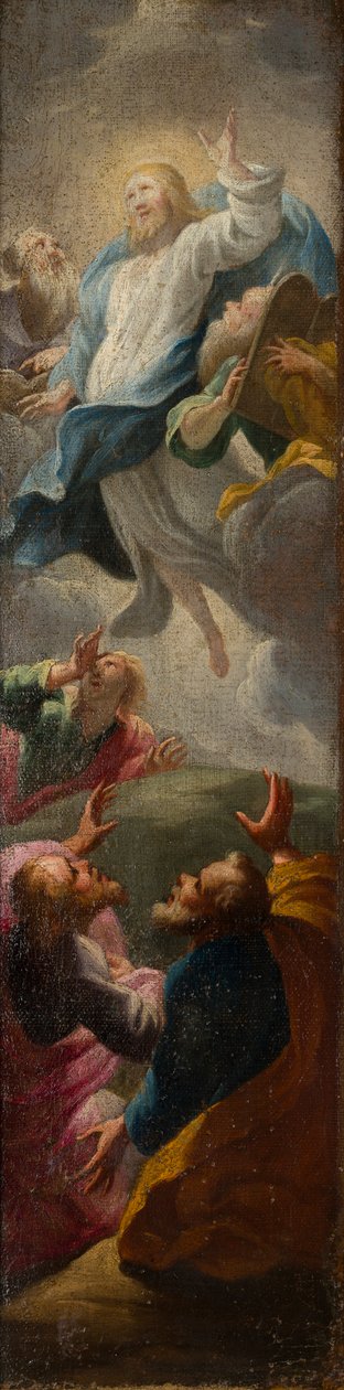Kristus ilmestyy opetuslapsilleen, n. 1650-1750 (öljy kankaalle) tekijältä Roman School