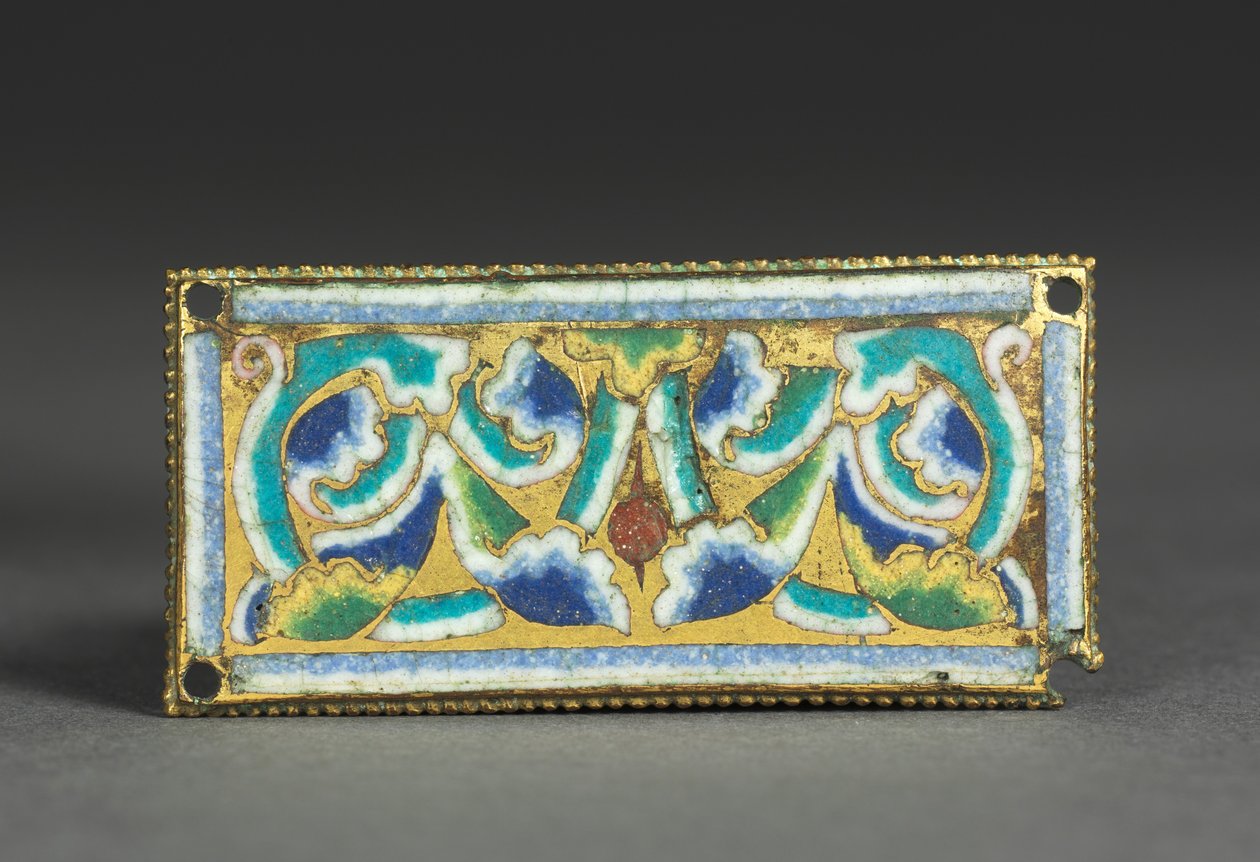 Muistolaatta pyhäkköpyhäköstä, n. 1180-1190 tekijältä Romanesque