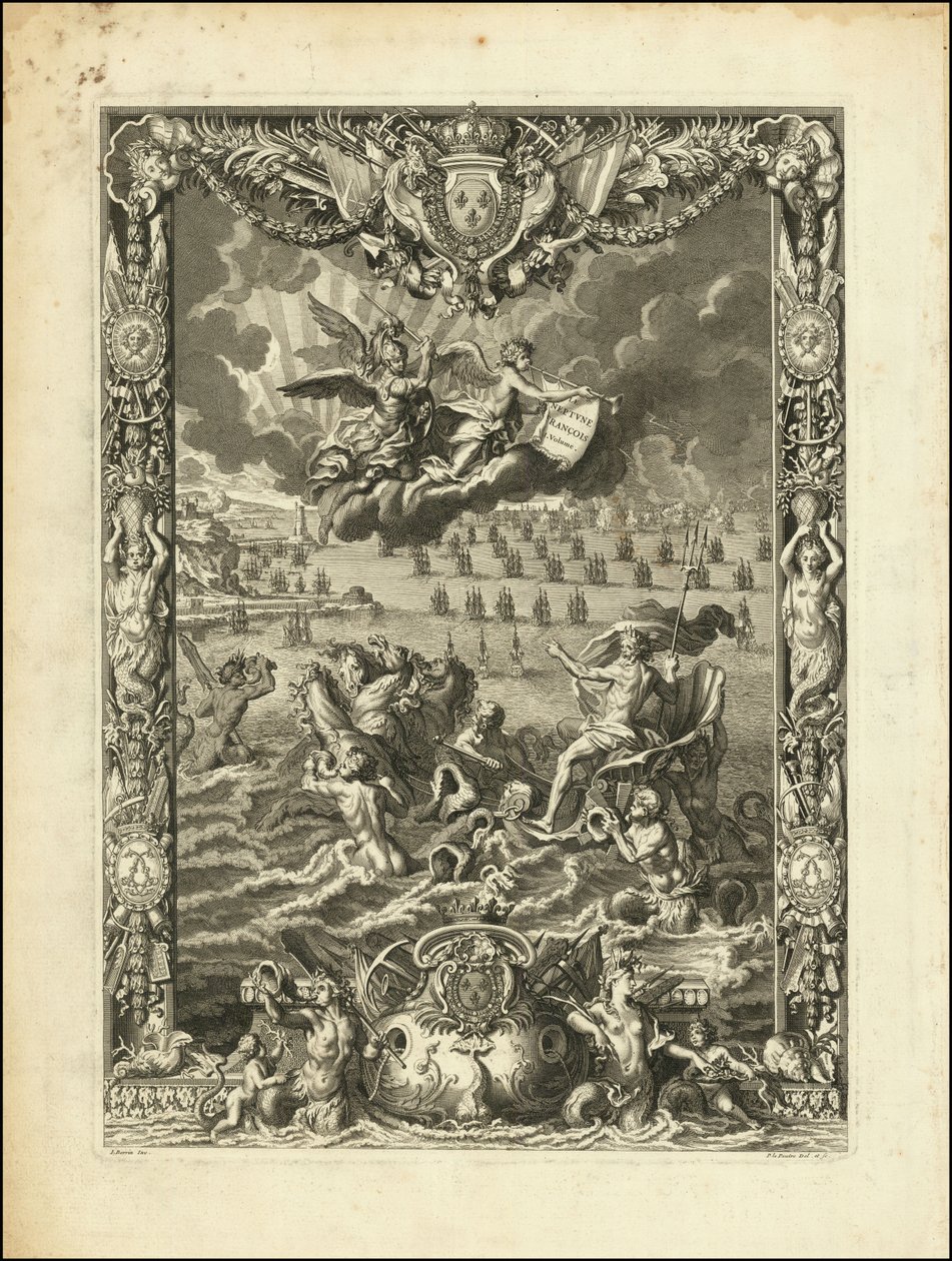 Le Neptune Francois tekijältä Romeyn de Hooghe