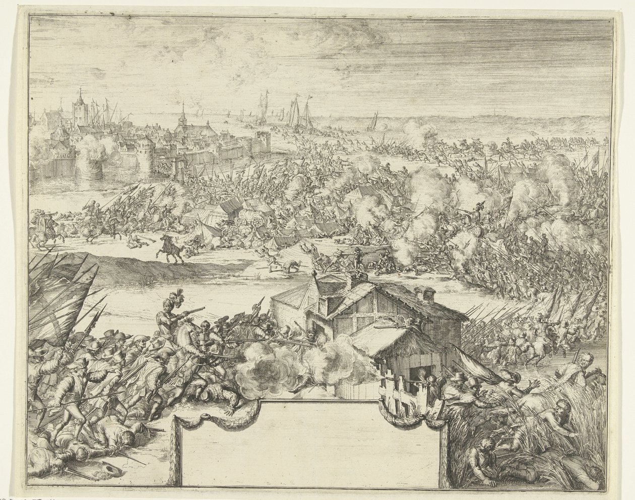 Steenbergenin taistelu, 1583 tekijältä Romeyn de Hooghe