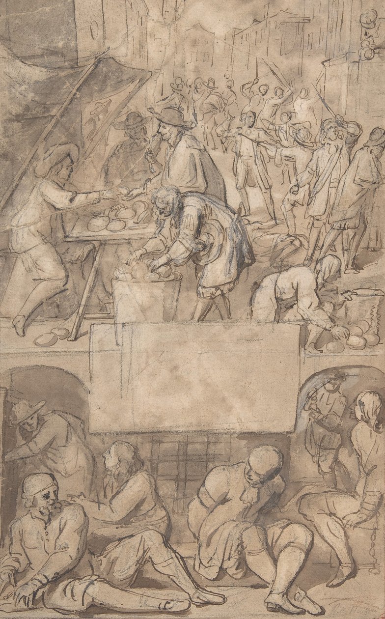 Tutkimus otsikkosivulle: Allegory of Commerce and a Debtor