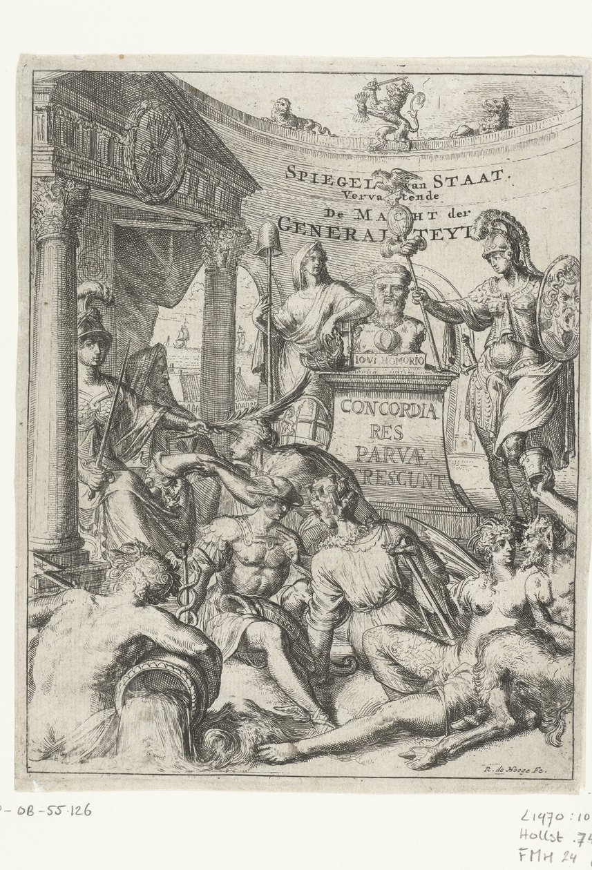 Otsikkopainatus Romeyn de Hooghen 