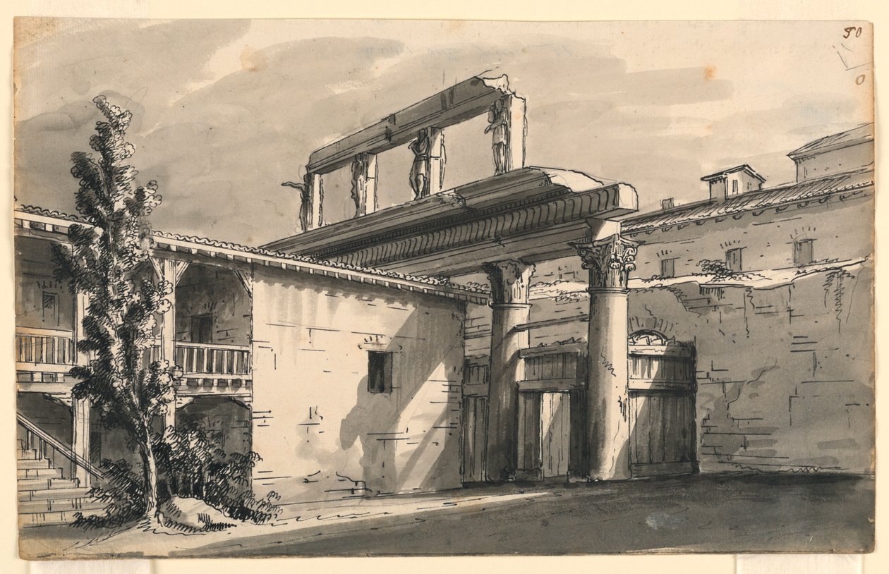 Lavasuunnittelu, Court amongst Ruins tekijältä Romolo Achille Liverani