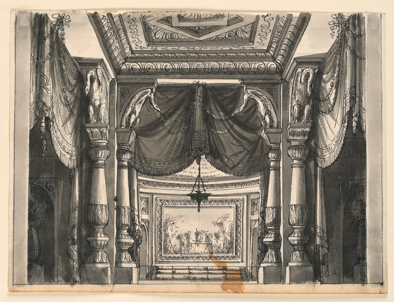 Lavastus, Oriental Palacen sisustus tekijältä Romolo Achille Liverani