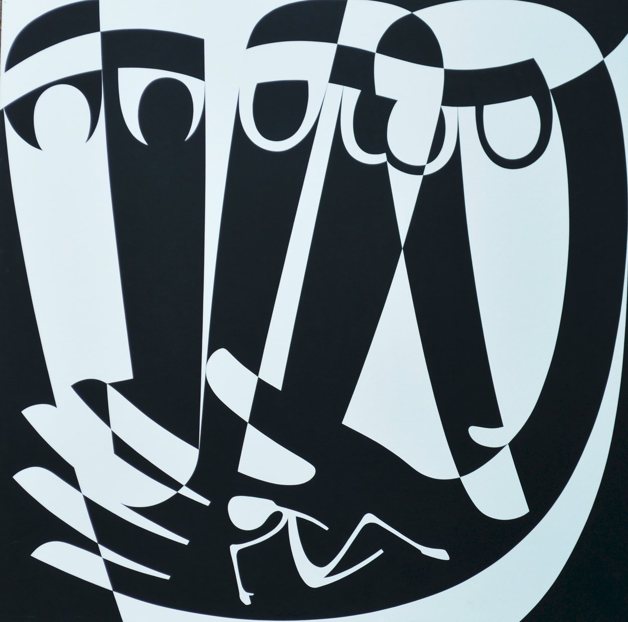 Peace Work, 1999 (akryyli aluksella) tekijältä Ron Waddams