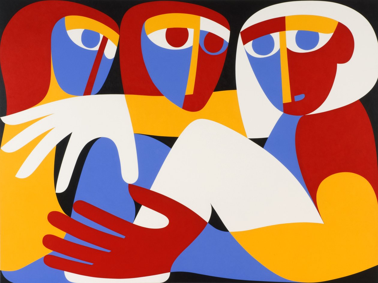 Till Light Nouse, 1988 (akryylia levyllä) tekijältä Ron Waddams
