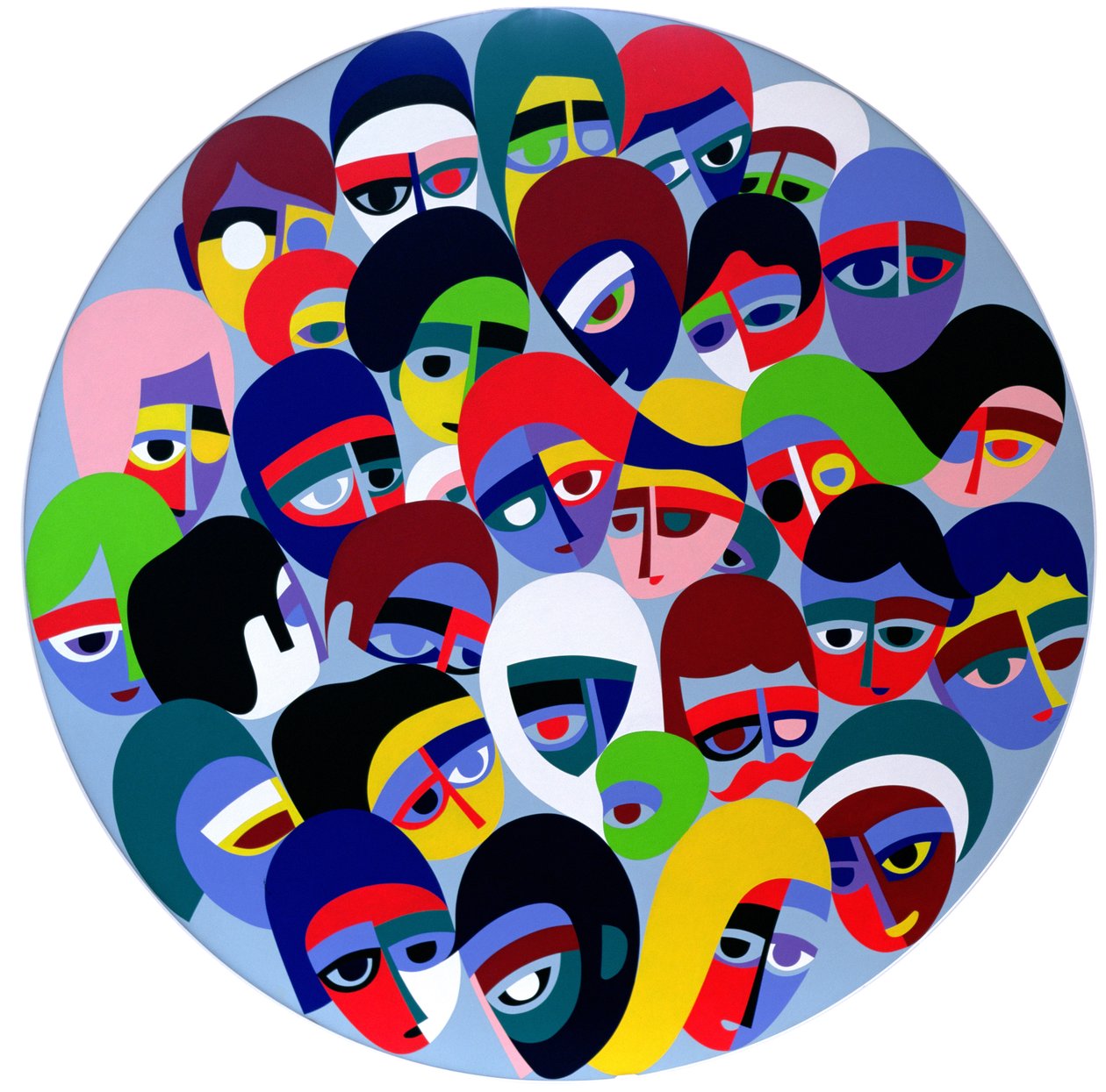 We the Peoples... 1984 (akryyli aluksella) tekijältä Ron Waddams