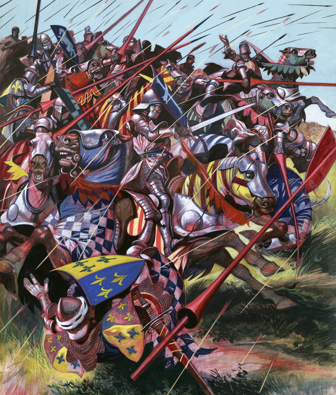 Taisteluun: Agincourt -- Mahdoton voitto tekijältä Ron Embleton