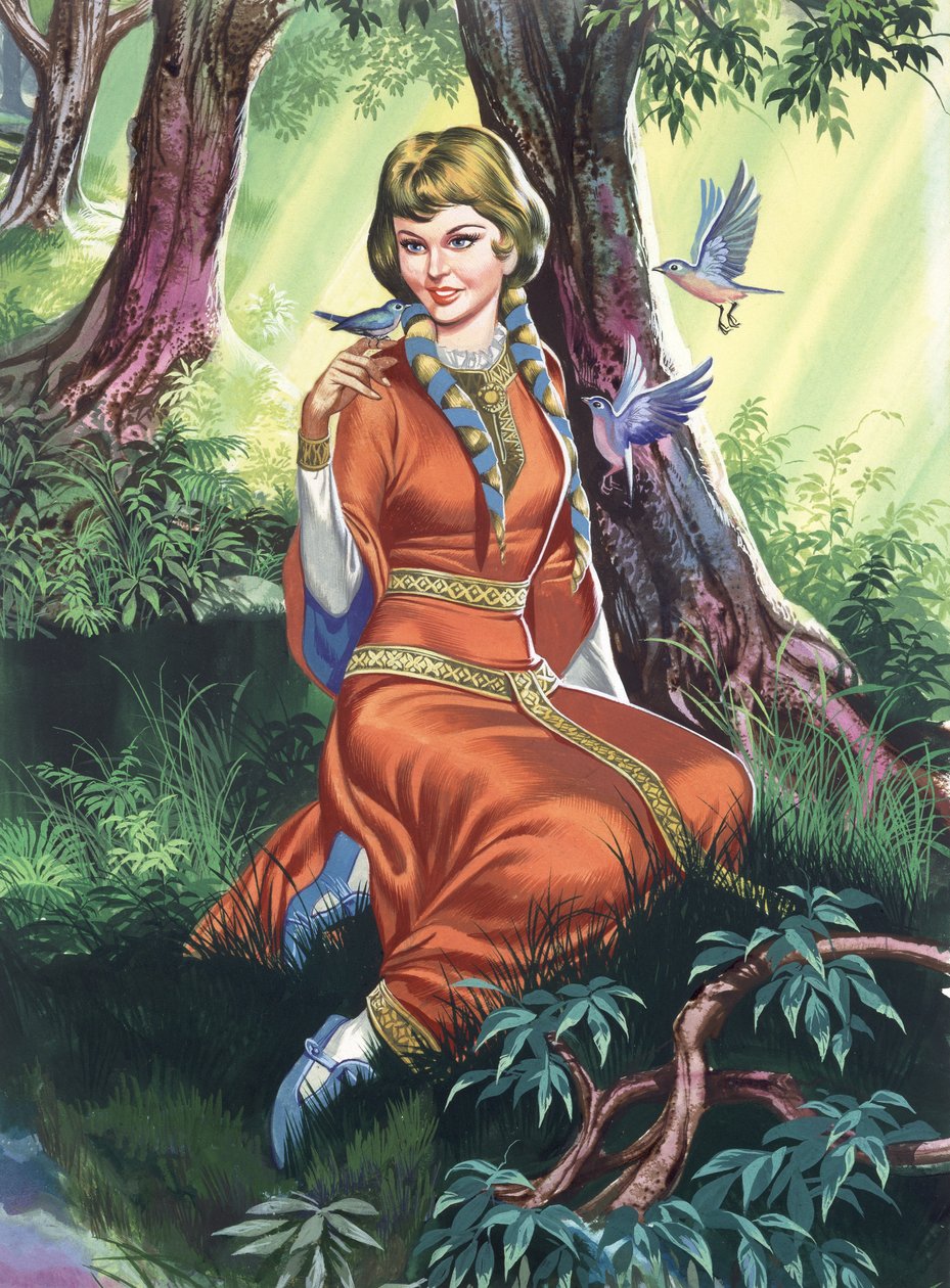Maid Marian (guassi paperille) tekijältä Ron Embleton