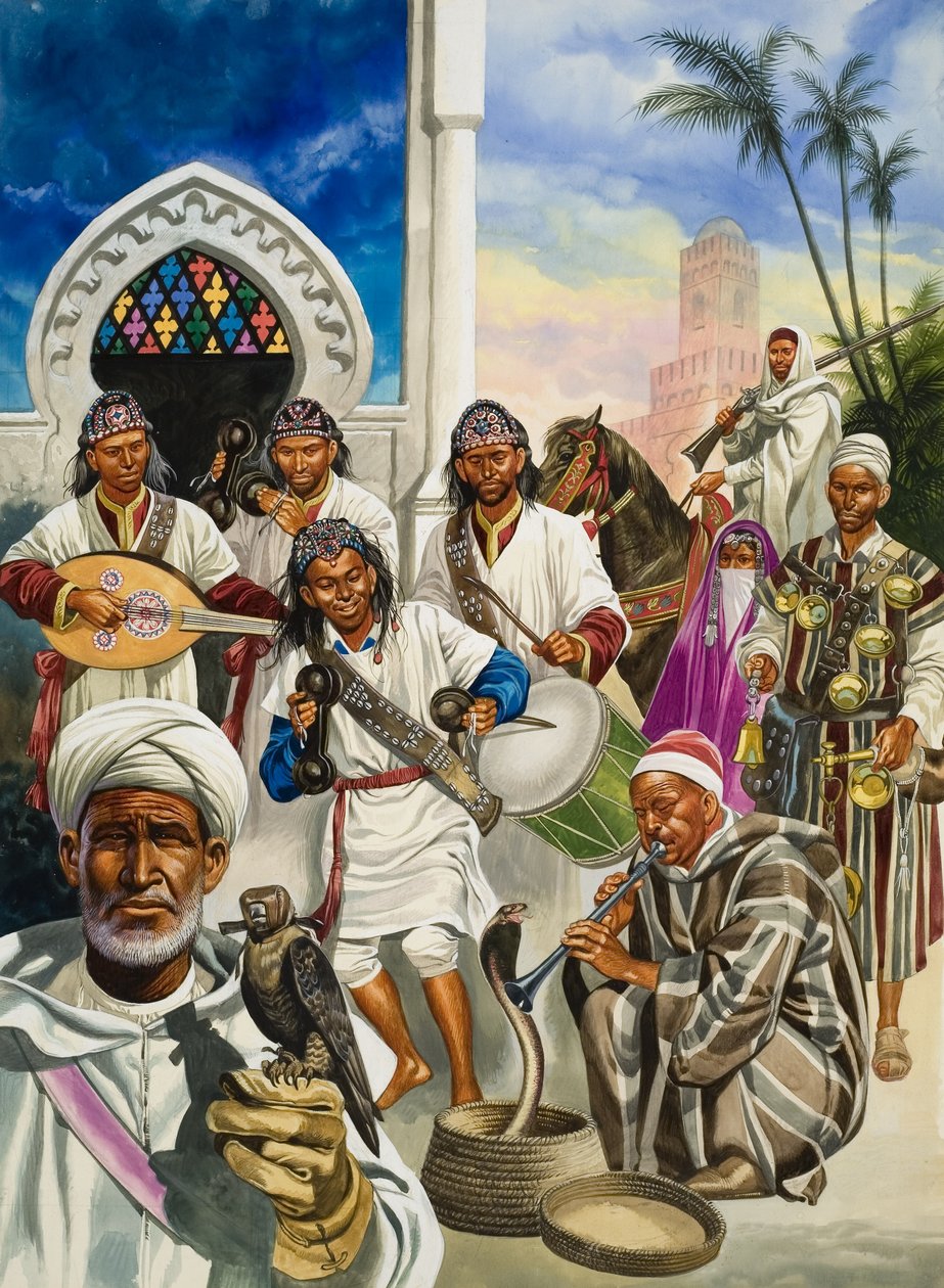 Marrakesh (guassia paperille) tekijältä Ron Embleton