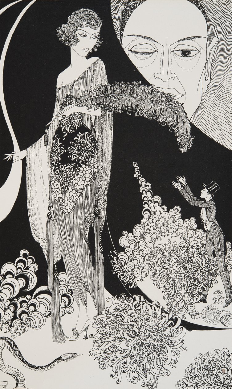 Kuvitus Omar Khayyamin Rubáiyátista, 1920 tekijältä Ronald Balfour