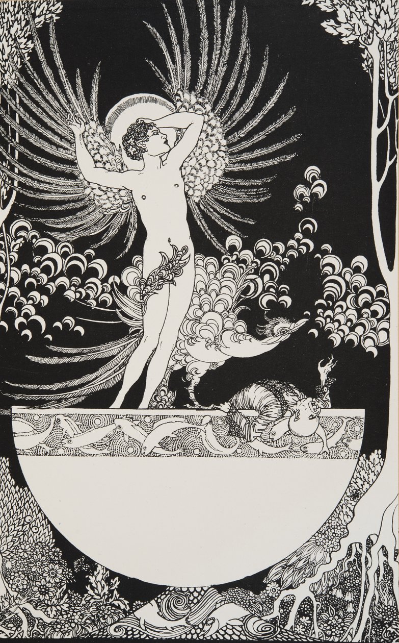 Kuvitus Omar Khayyamin Rubáiyátista, 1920 tekijältä Ronald Balfour