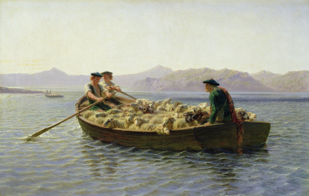Soutuvene, 1863 tekijältä Rosa Bonheur