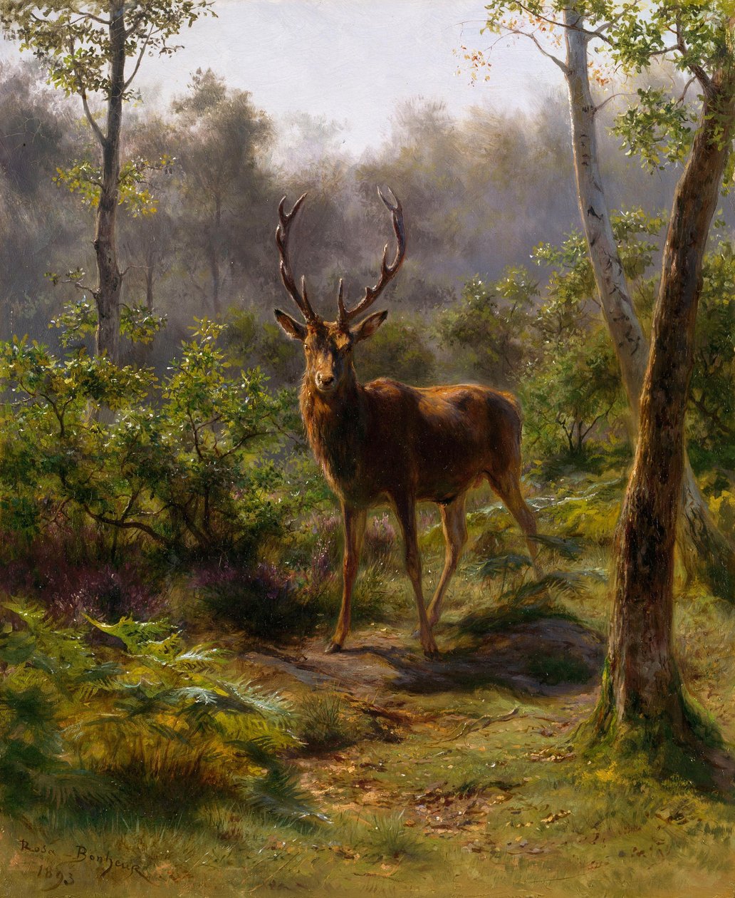 Saksanhirvi tekijältä Rosa Bonheur