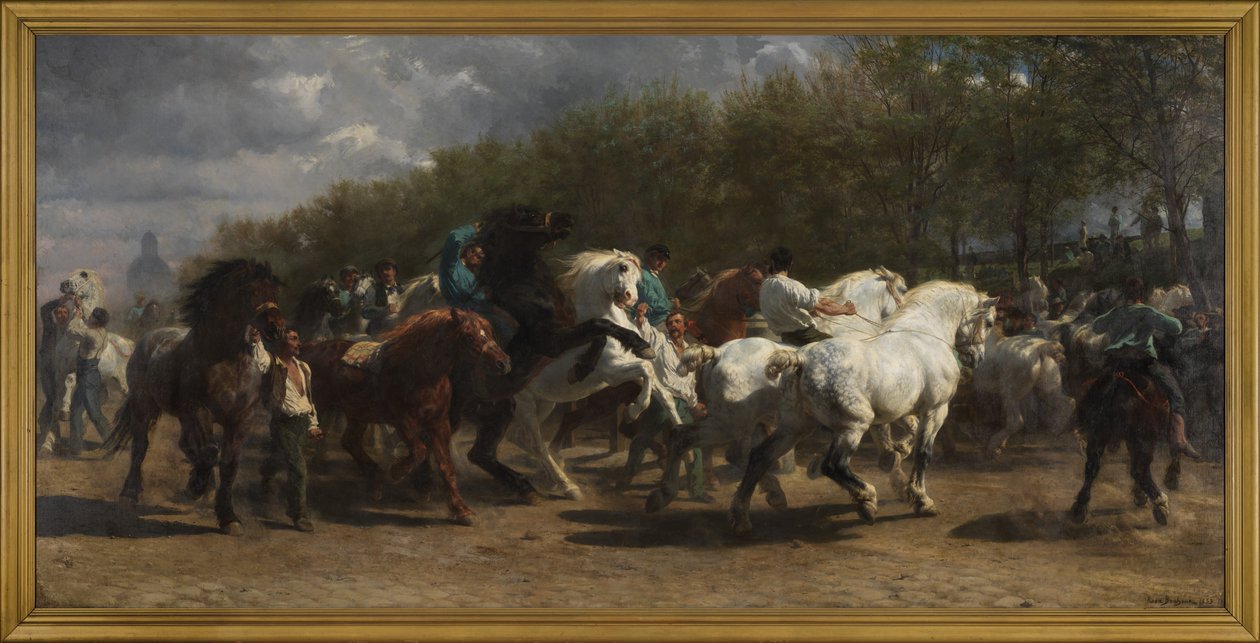 Hevosmarkkinat tekijältä Rosa Bonheur