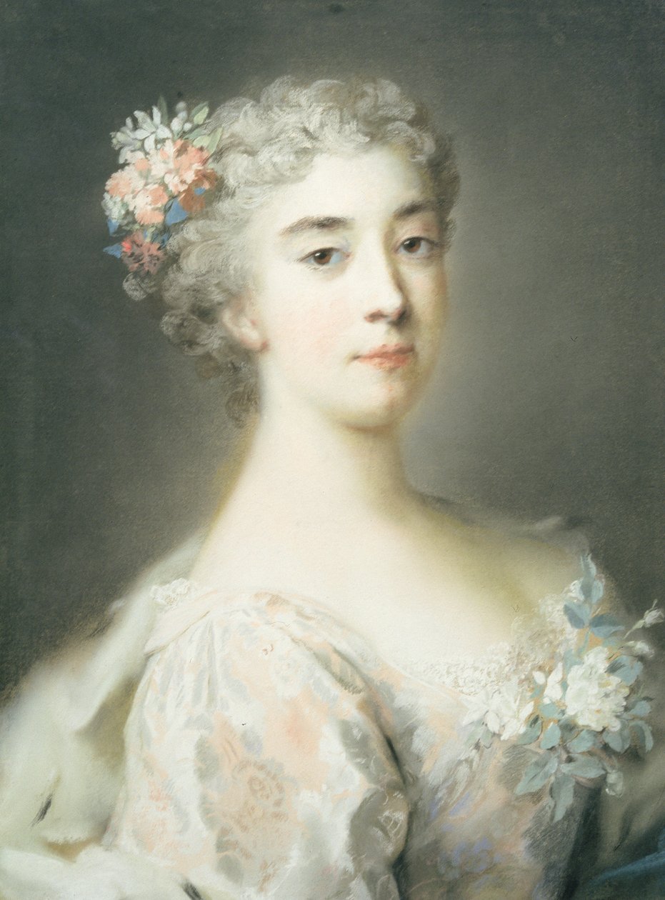 Enrichetta Anna Sofia Modenasta (1702-1777), 1723 tekijältä Rosalba Giovanna Carriera