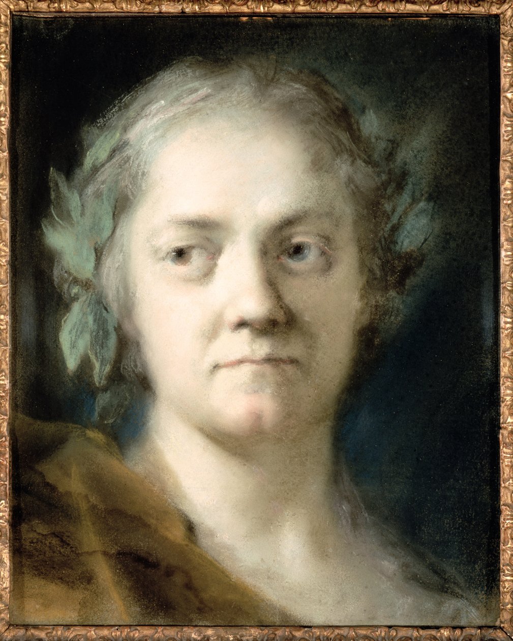 Omakuva (öljy paperille) tekijältä Rosalba Giovanna Carriera