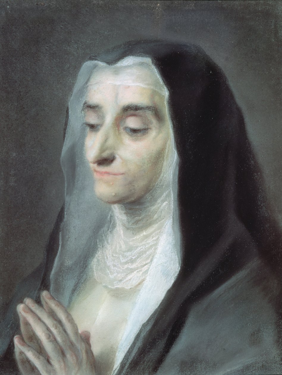 Sisar Maria Caterina, 1732 (pastelli) tekijältä Rosalba Giovanna Carriera