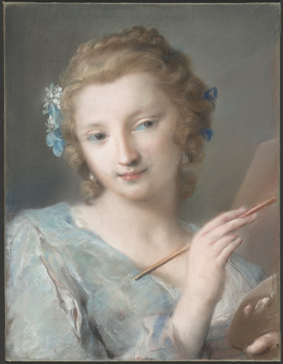 Maalauksen allegoria tekijältä Rosalba Carriera