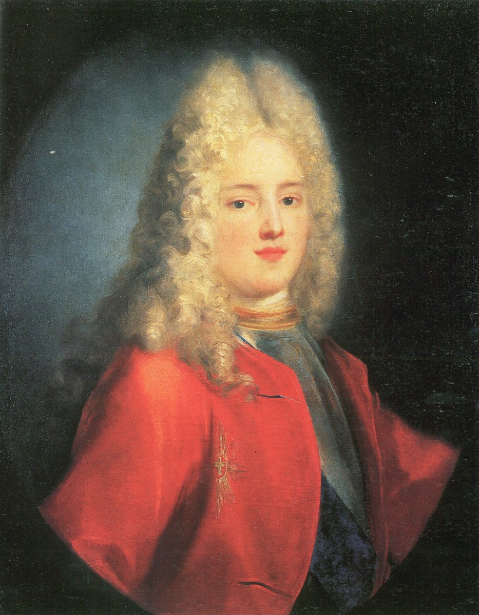 Augustus III:n muotokuva Puolasta tekijältä Rosalba Carriera