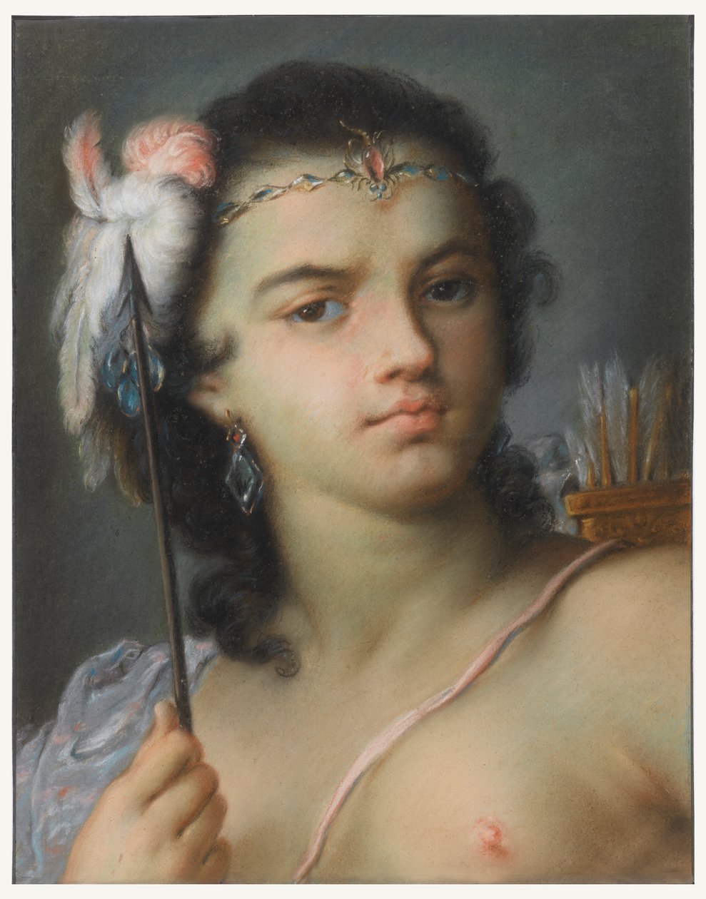 Amerikan personifikaatio tekijältä Rosalba Carriera