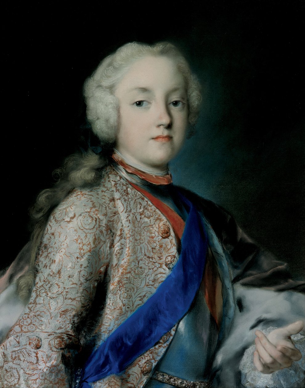 Saksin kruununprinssi Frederick Christian 1722-1763, 1739-1740 tekijältä Rosalba Giovanna Carriera