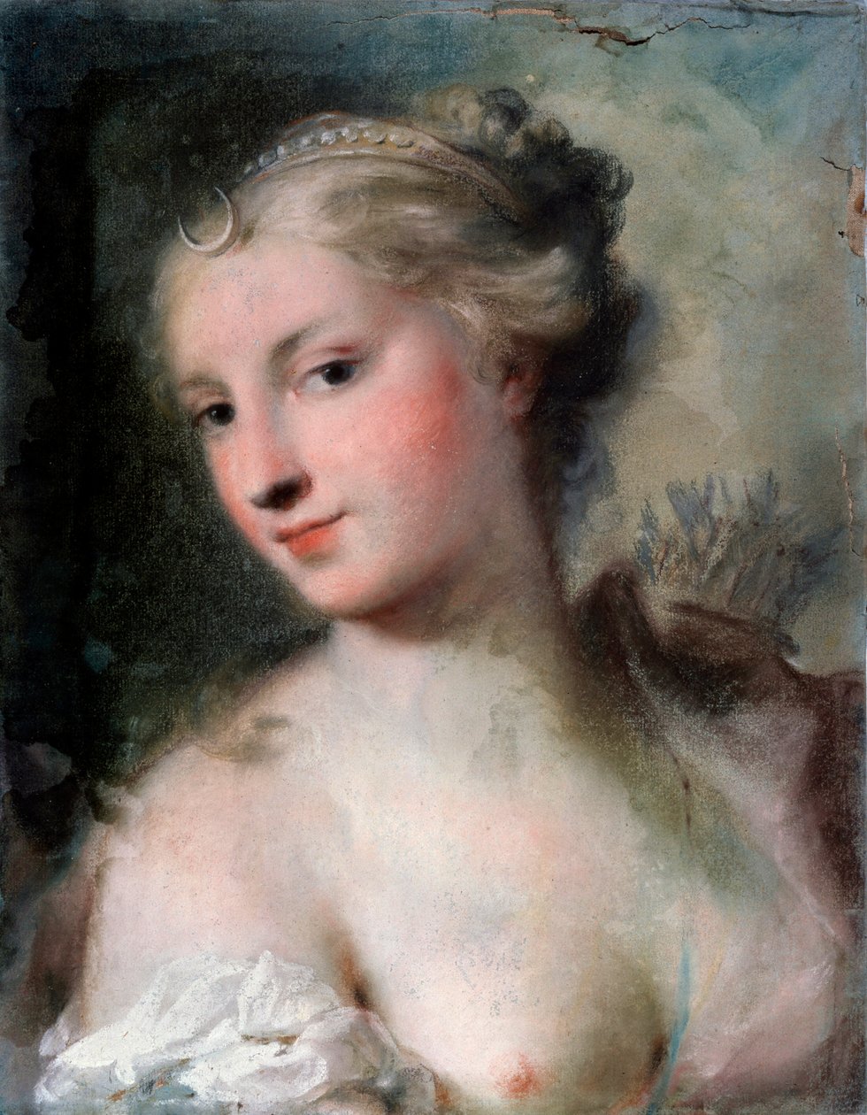 Diana, vuoden 1746 jälkeen. tekijältä Rosalba Giovanna Carriera