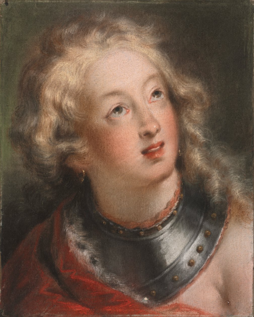 Naisen pää, 1700-luvun ensimmäinen puolisko. tekijältä Rosalba Giovanna Carriera