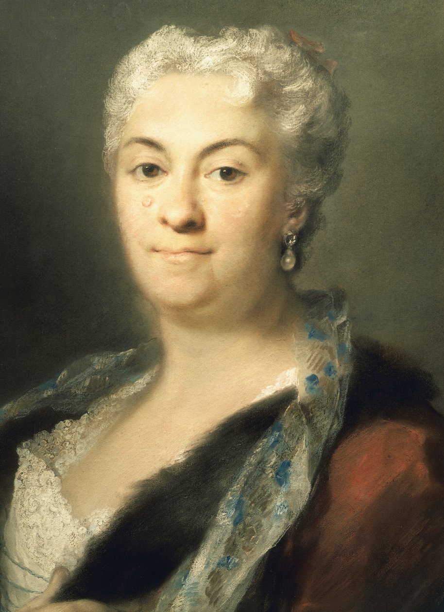 Rouvan muotokuva, kirjoittanut Rosalba Carriera (1673-1757) tekijältä Rosalba Giovanna Carriera
