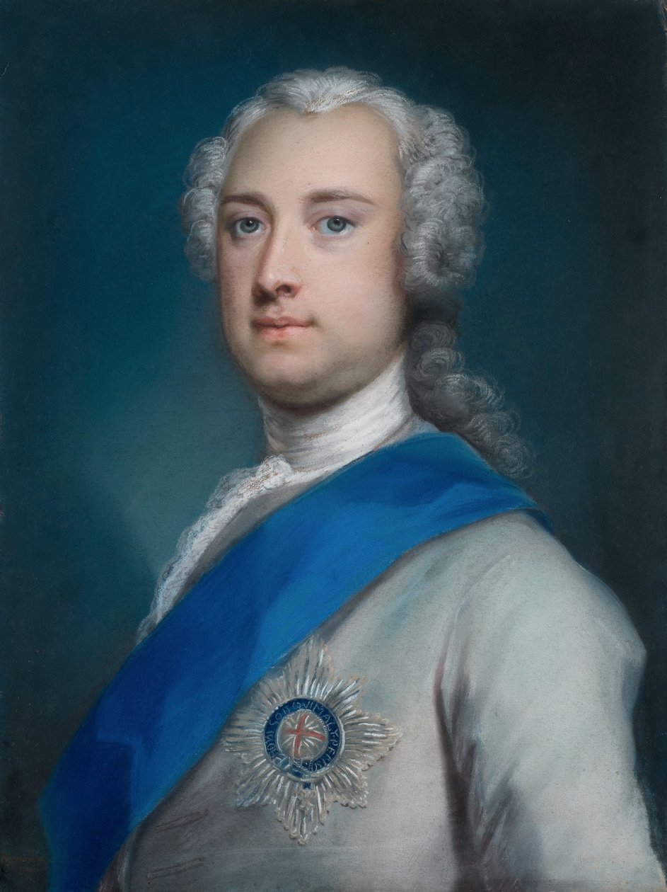 Miehen muotokuva (pastelli paperille) tekijältä Rosalba Giovanna Carriera