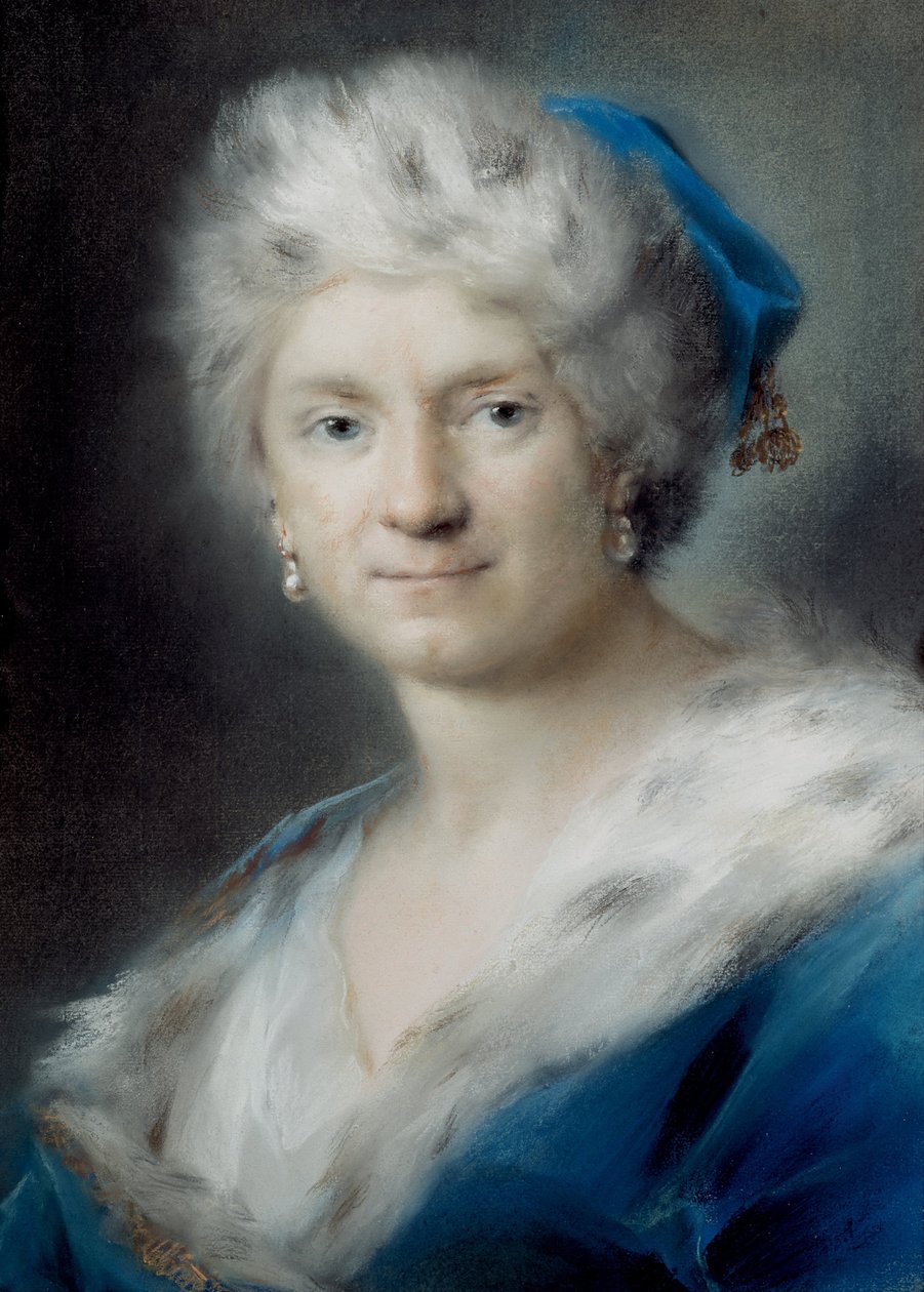 Omakuva talvena, 1731 tekijältä Rosalba Giovanna Carriera