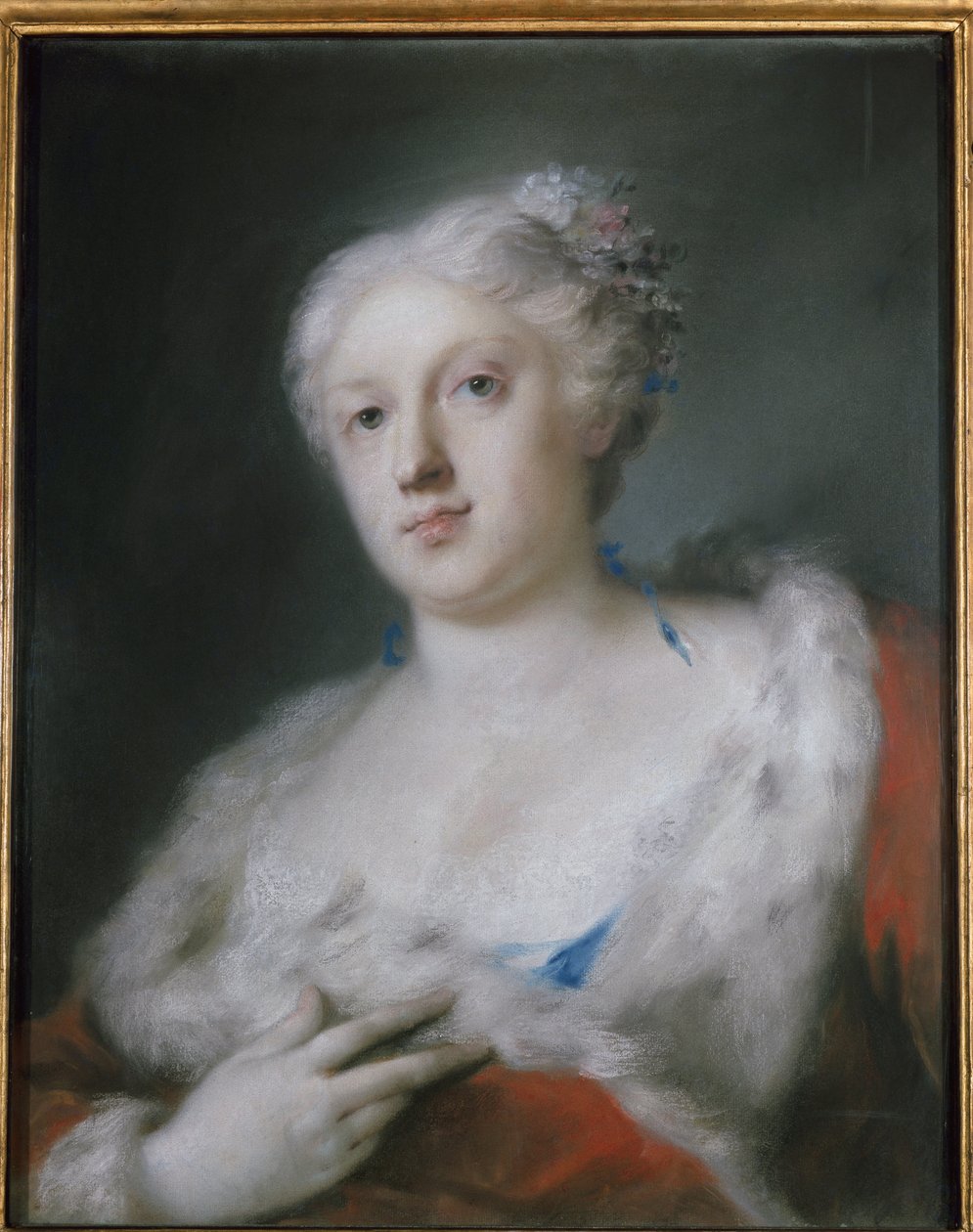 Omamuotokuva (omakuva) Rosalba Carrieran (1675-1757) Torino, Galleria Sabauda tekijältä Rosalba Giovanna Carriera