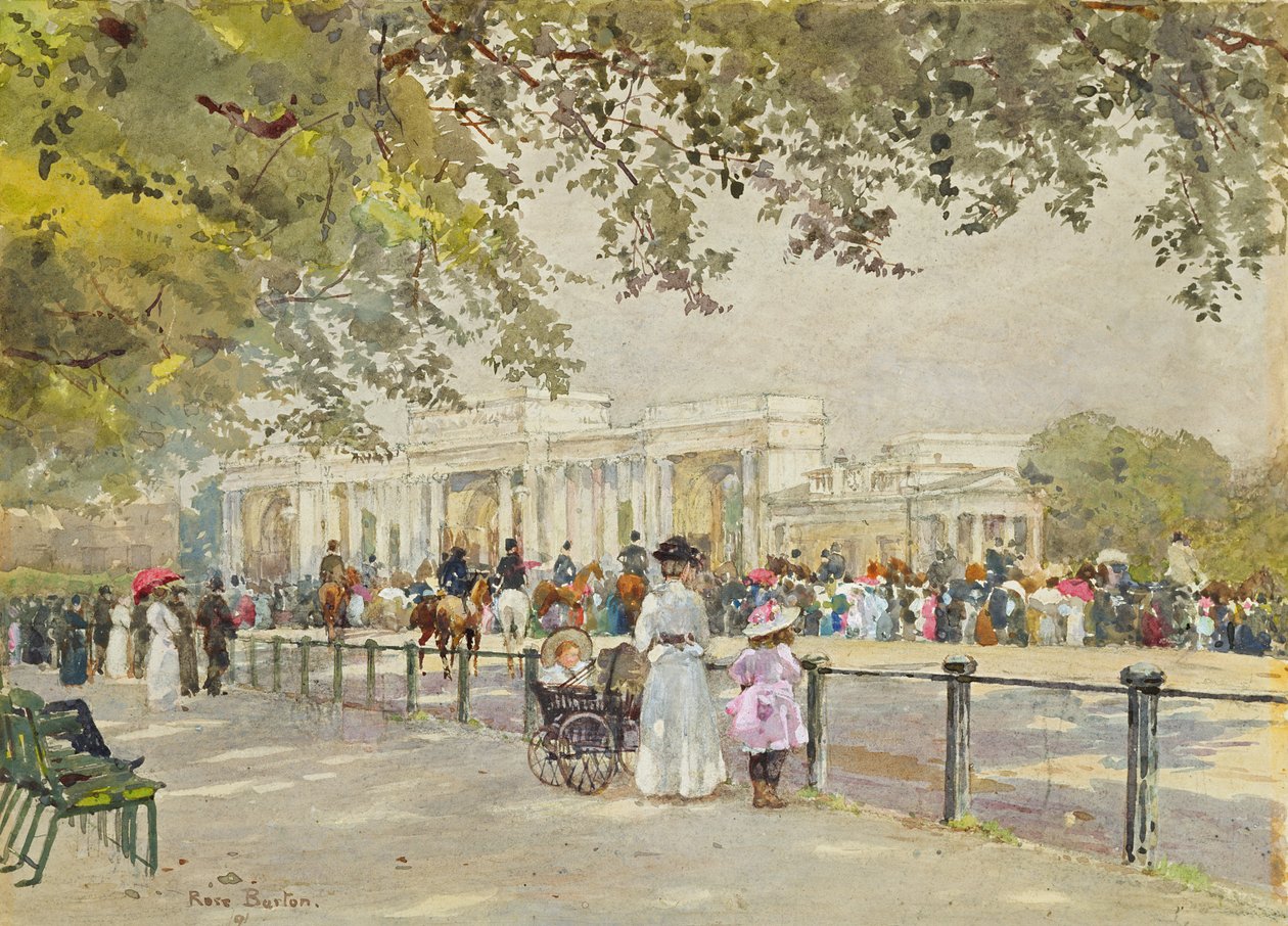 Hyde Park: Odotan Royalty (wc paperilla) tekijältä Rose Maynard Barton
